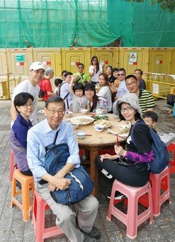 Participants tasted traditional Hakka dishes