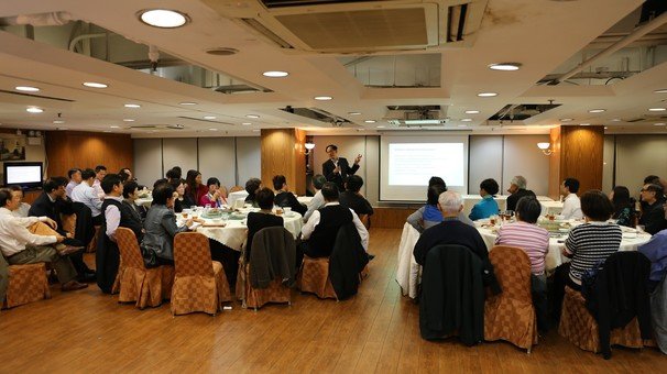 Participants listened carefully to Prof. Chen's speech