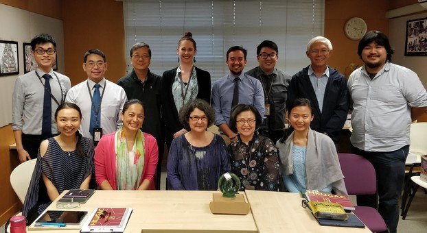 Group photo with Dr. Vanya Kovach