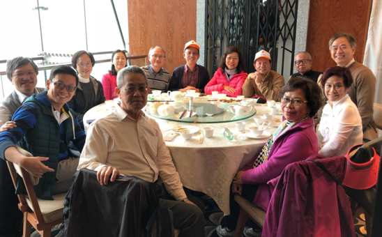 EDP group photo: Mr. Tai Keen Man (sixth from left), Convenor, Dr. Lai Kwok Chan (middle) and Mr. Chui Wing Wah (third from right), Deputy Convenors