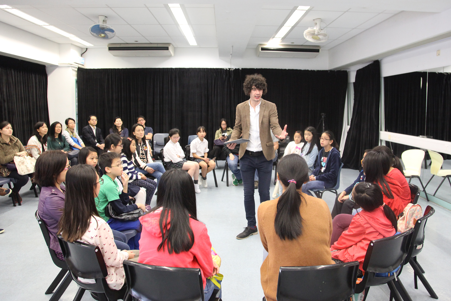 Demo drama lesson by Mr. Matthew Wilkinson.